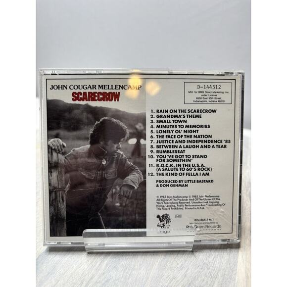 Scarecrow by John Cougar Mellencamp/John Mellencamp (CD, Aug-1985, Mercury) - Picture 2 of 4